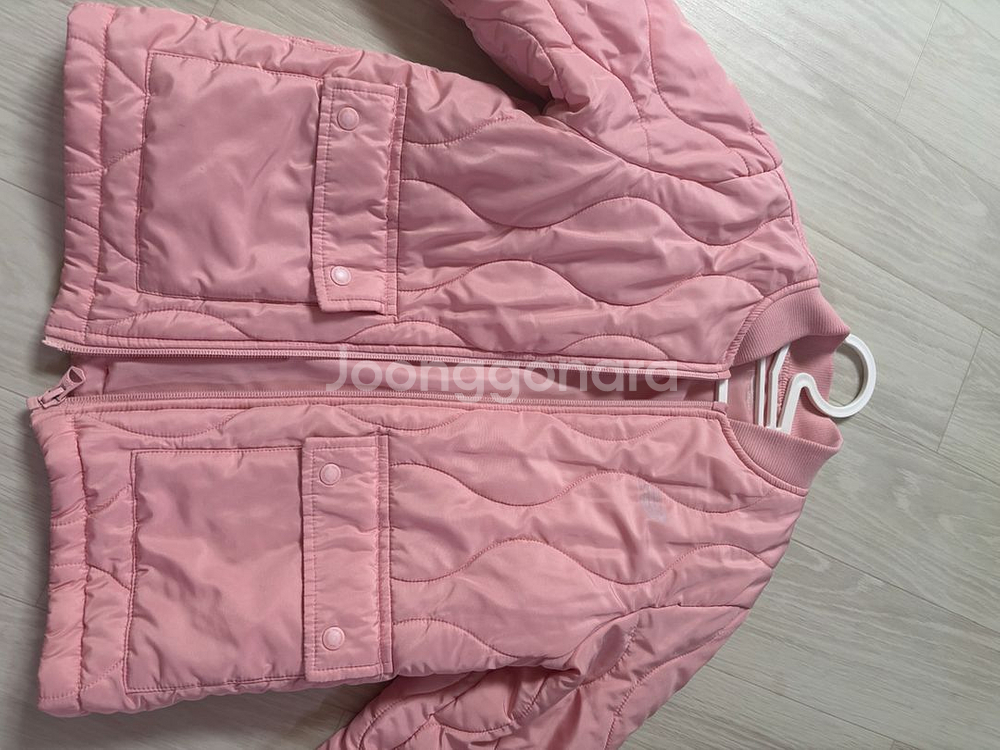 뉴발란스키즈 디터쳐블 코트형바람막이(퀼팅내피셋트) 130사이즈--9