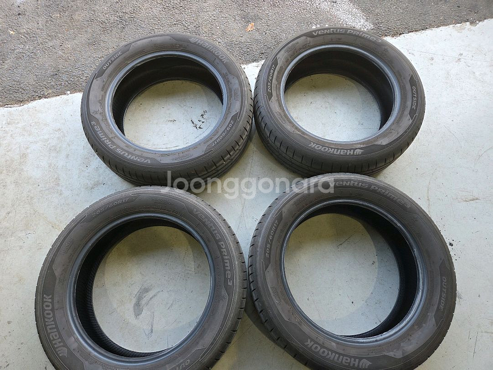 한국타이어 prime3 205 60 17 타이어판매.--0