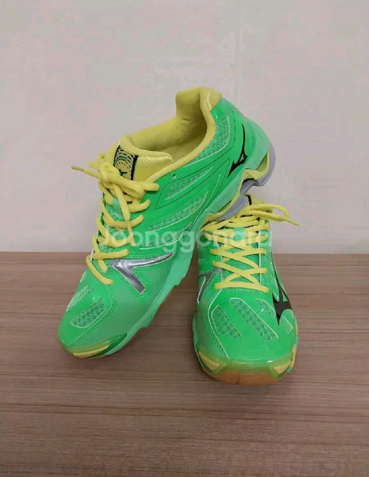 남성 미즈노 웨이브라이트닝 인도어슈즈 (배드민턴화, 탁구화등) (250)--2