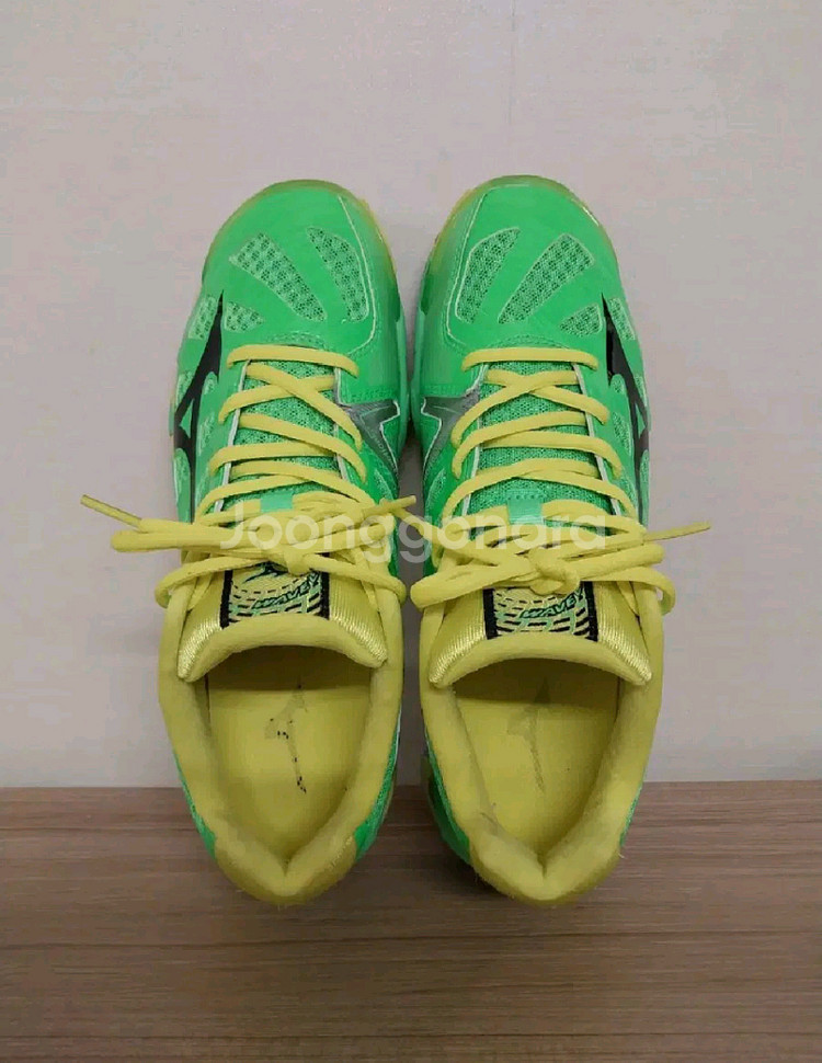 남성 미즈노 웨이브라이트닝 인도어슈즈 (배드민턴화, 탁구화등) (250)--7