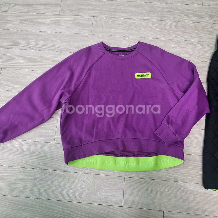 뉴발란스 키즈 150사이즈 상의 누빔스커트 세트--1