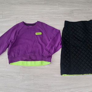 뉴발란스 키즈 150사이즈 상의 누빔스커트 세트