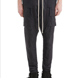 릭오웬스 태권도 크리치 카고 나일론 팬츠