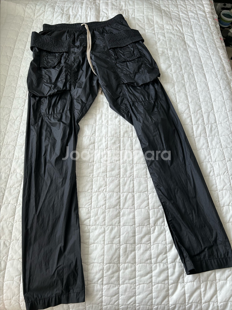 릭오웬스 태권도 크리치 카고 나일론 팬츠--1