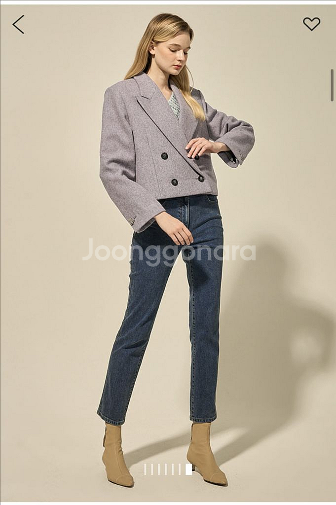 한섬 랑방 크롭 자켓--7