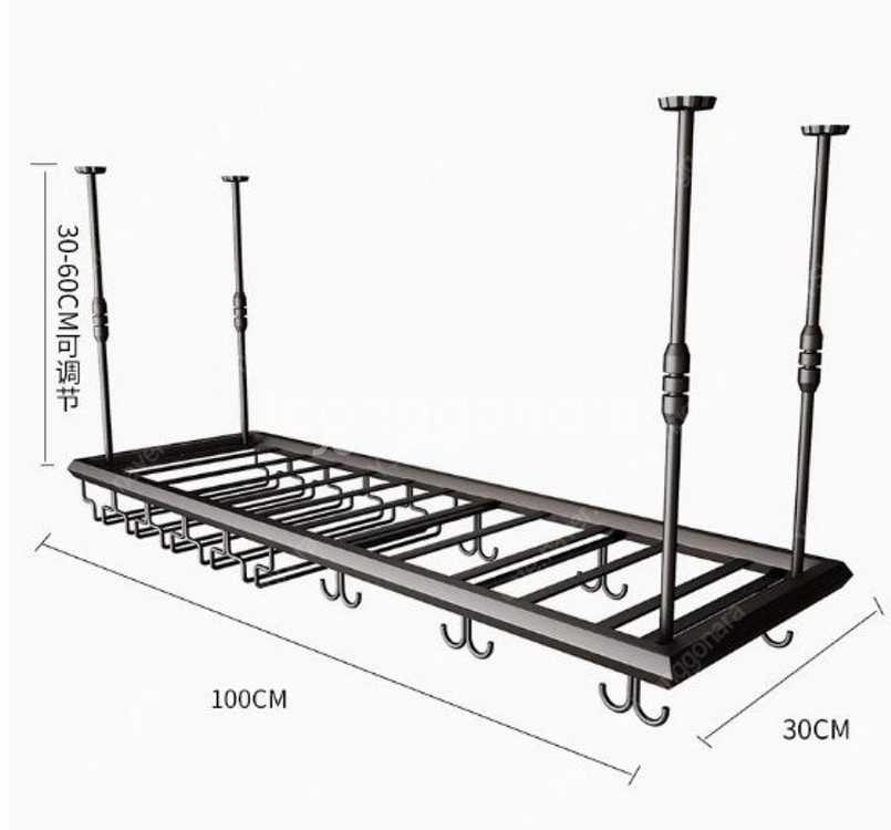 업소용 천장형 와인잔 걸이대--0