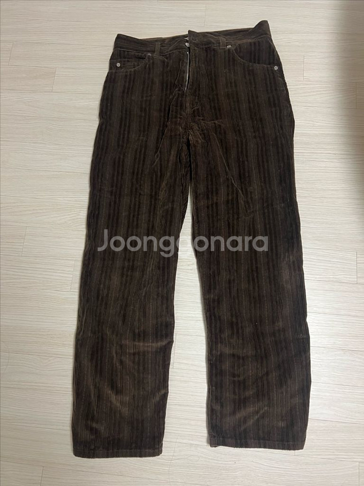 아워레가시/바스트컷 초콜렛 코듀로이 팬츠/46--1