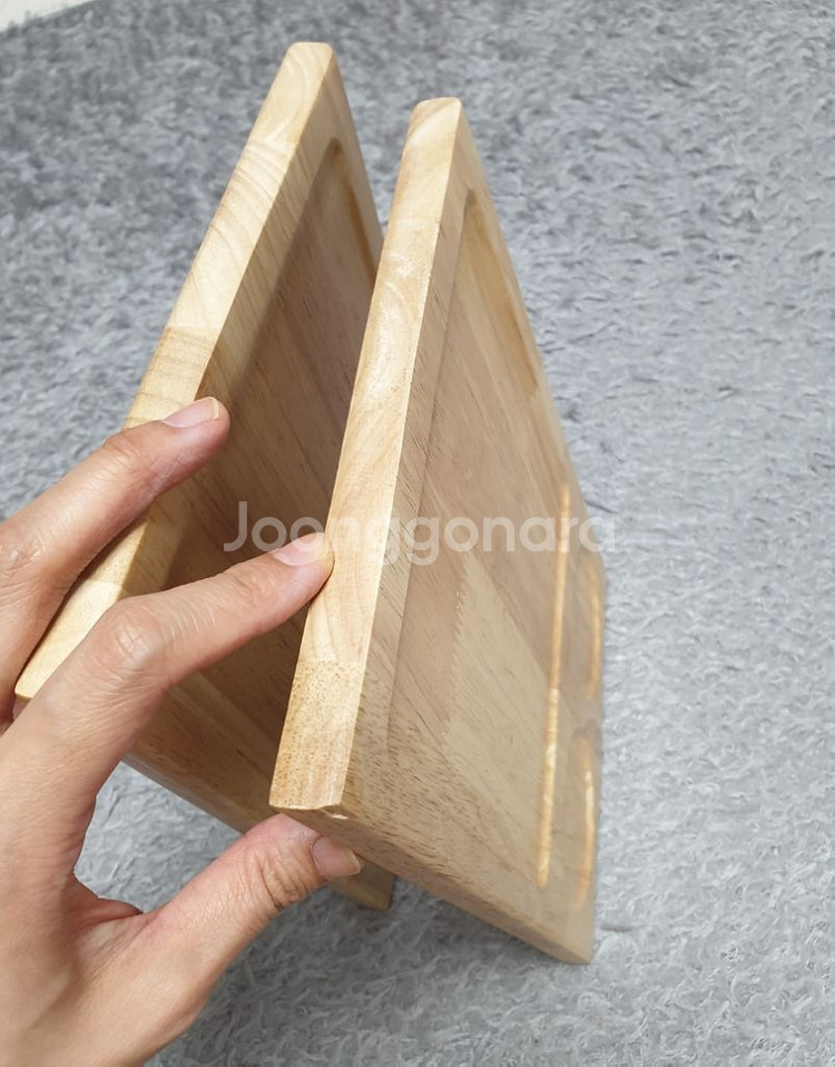 (미사용) 모던하우스 우드 플레이트 2개--3