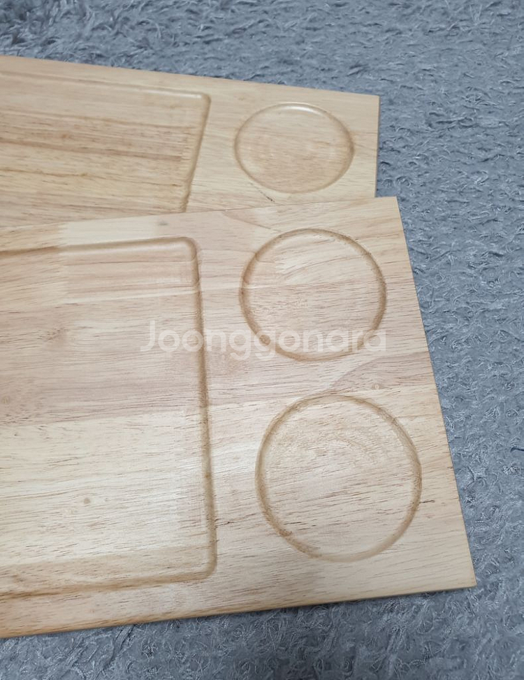 (미사용) 모던하우스 우드 플레이트 2개--4