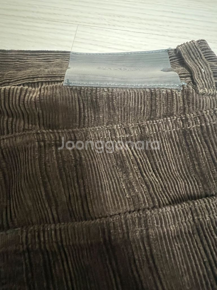 아워레가시/바스트컷 초콜렛 코듀로이 팬츠/46--3