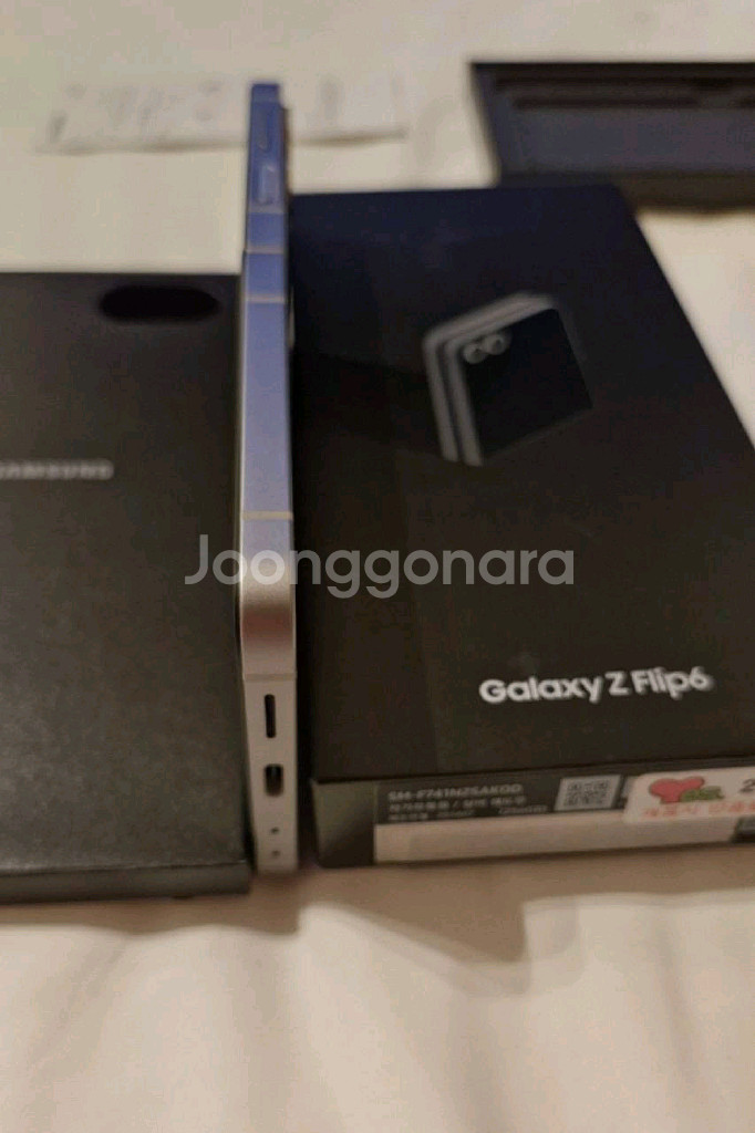 갤럭시 Z Flip6 풀박스 Z 플립6 공기계 액정신품--0