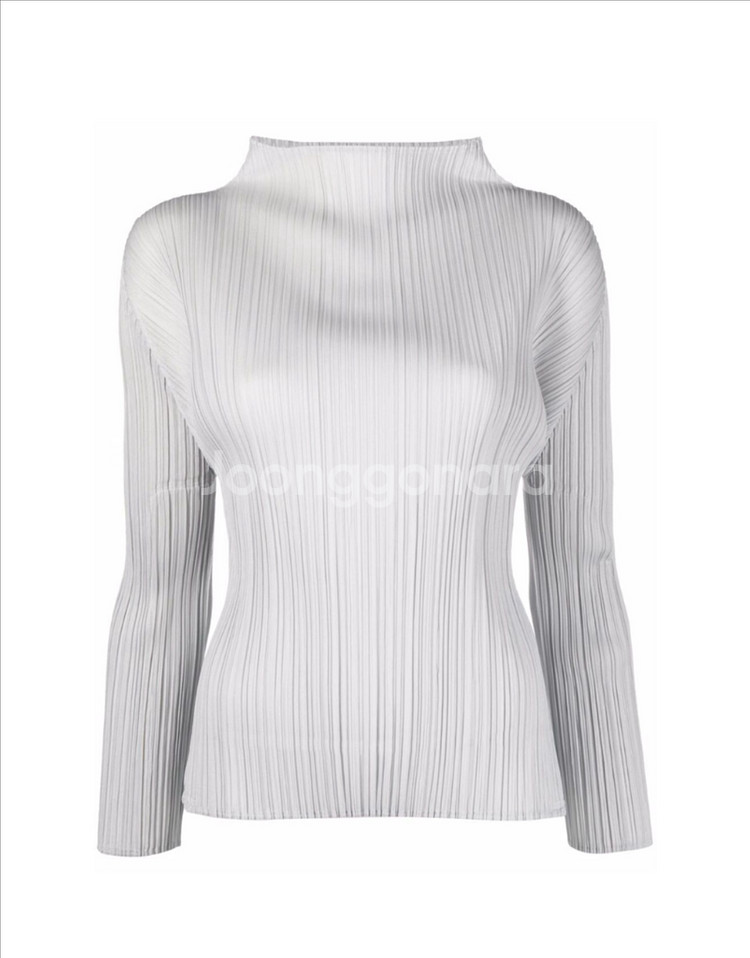 플리츠플리즈 라이트그레이 반목 새상품 3--0