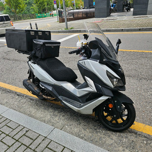 SYM 크루심125 ABS모델 오토바이 팝니다 배달세팅!