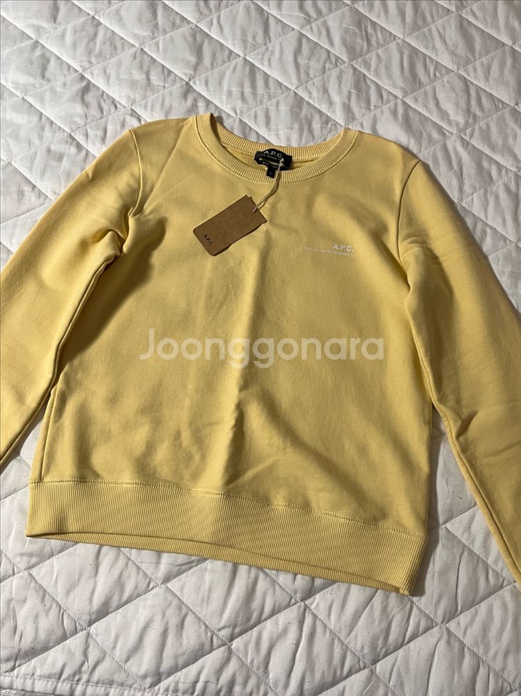 APC 아페쎄 아이템 로고 맨투맨--1