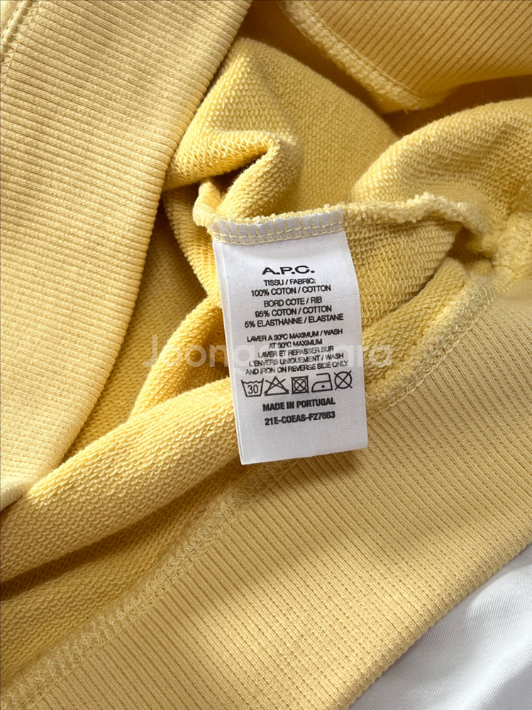 APC 아페쎄 아이템 로고 맨투맨--4