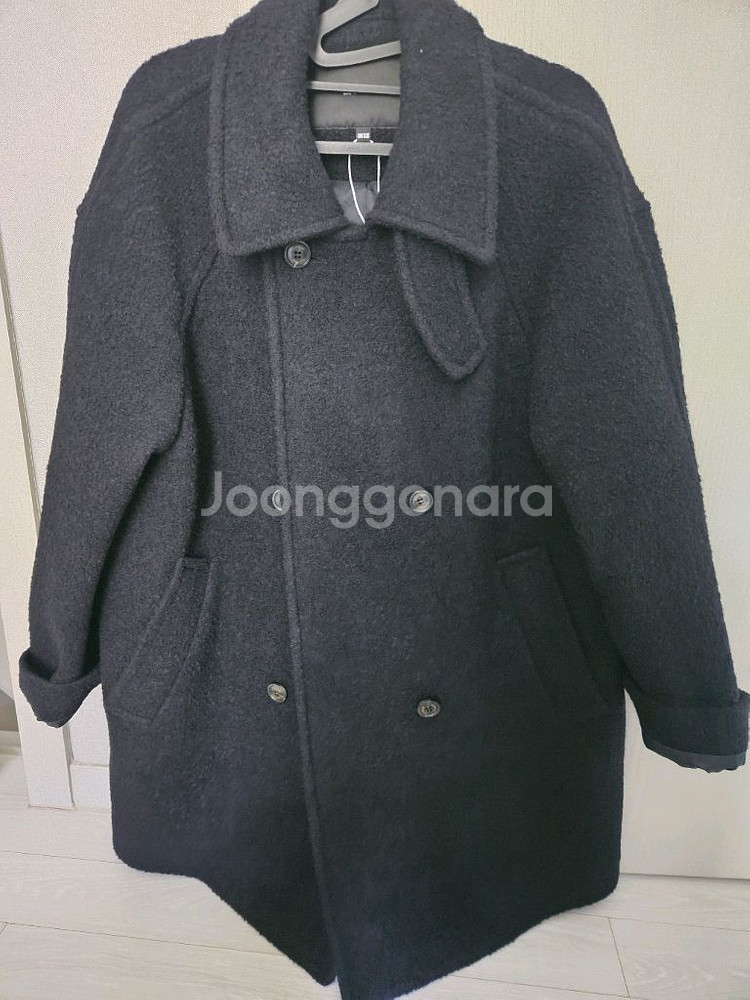 Lookast 부클 하프 코트 ONE SIZE--5