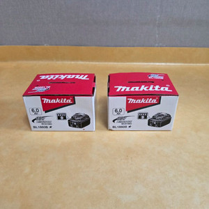 마끼다 호환 6.0Ah 배터리 2개 일괄 새제품. BL1860B