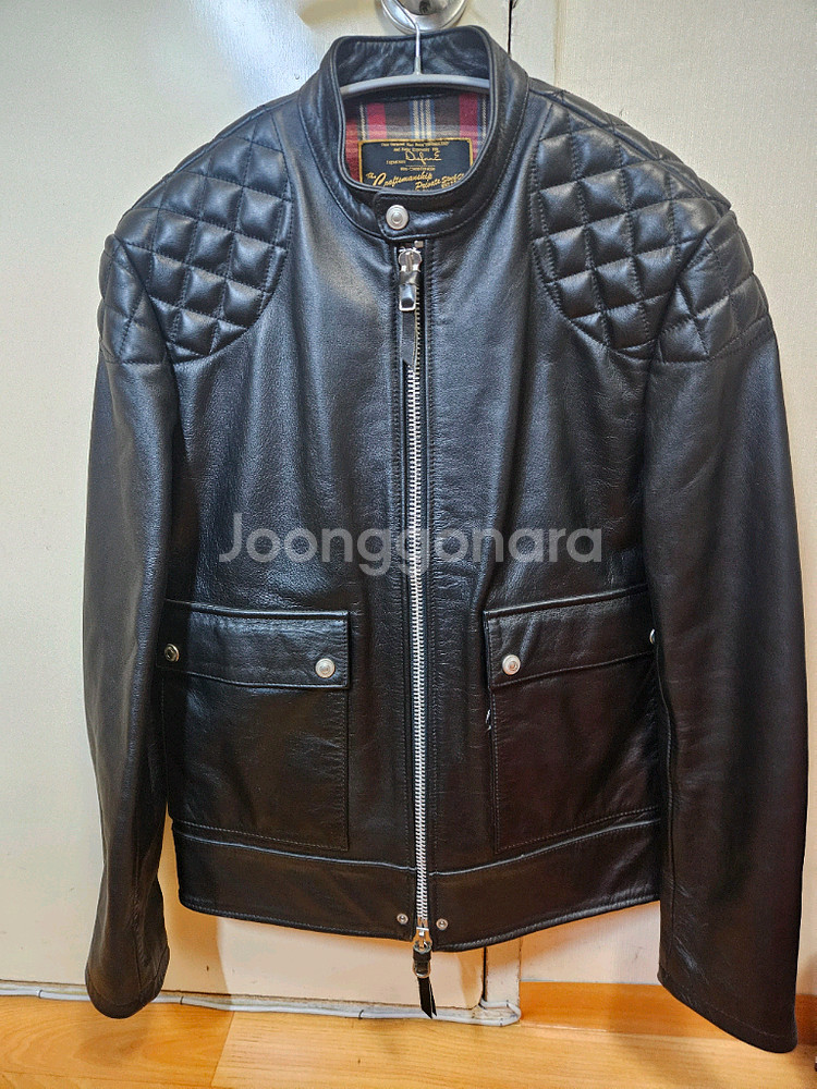 95 M) 디아프바인 Psycle 모터사이클 가죽자켓--4