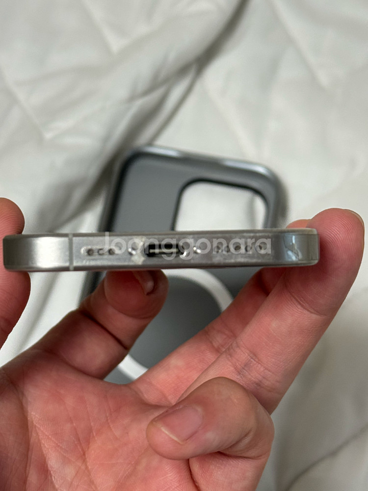 아이폰 15 프로 실버 1테라 풀박스--4