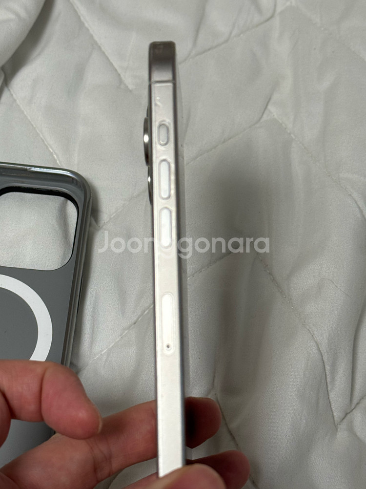 아이폰 15 프로 실버 1테라 풀박스--6