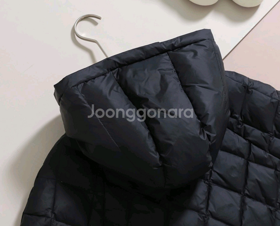 지포어 여성 골프 다이아 누빔 후드 패딩 조끼--8