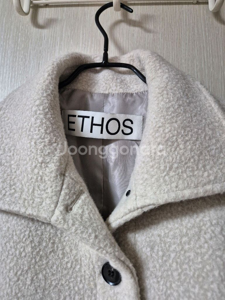 에토스 ethos 크롭자켓 울 숏코트--2