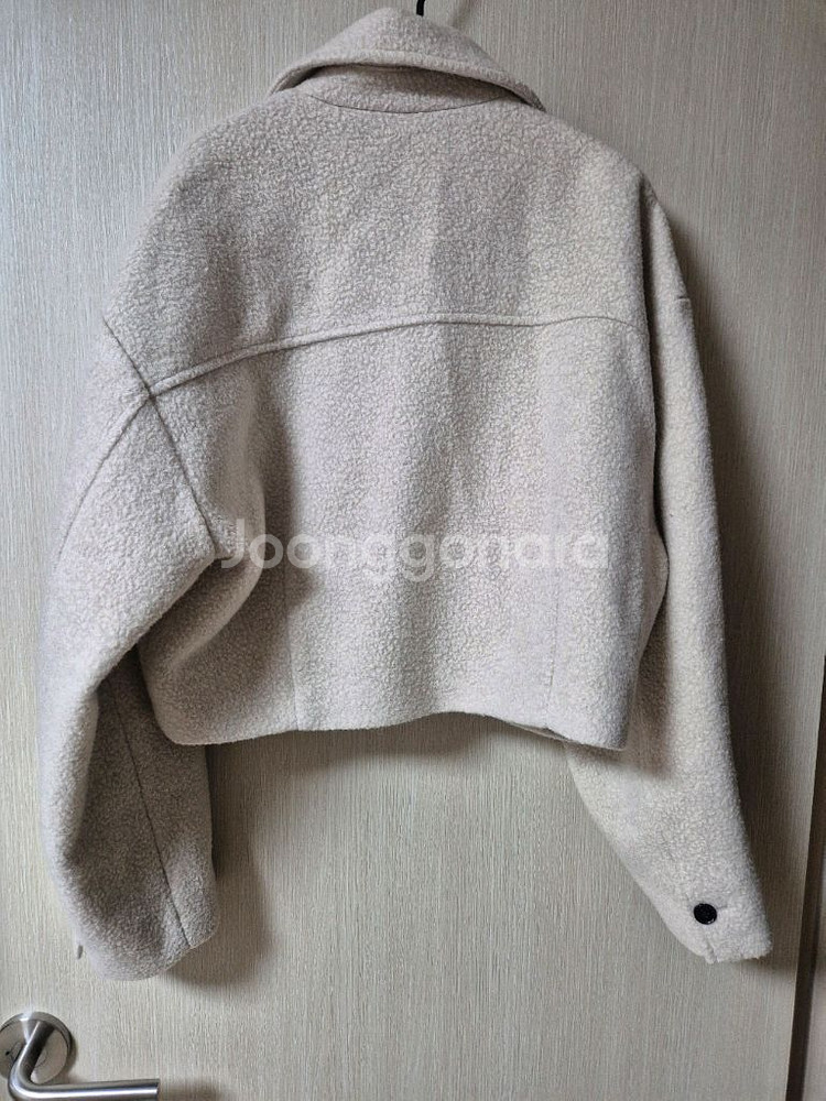 에토스 ethos 크롭자켓 울 숏코트--4