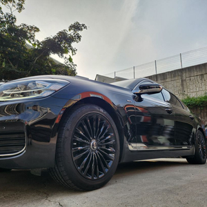 더 K9 플래티넘 19인치 블랙휠 순정휠 중고휠 팝니다