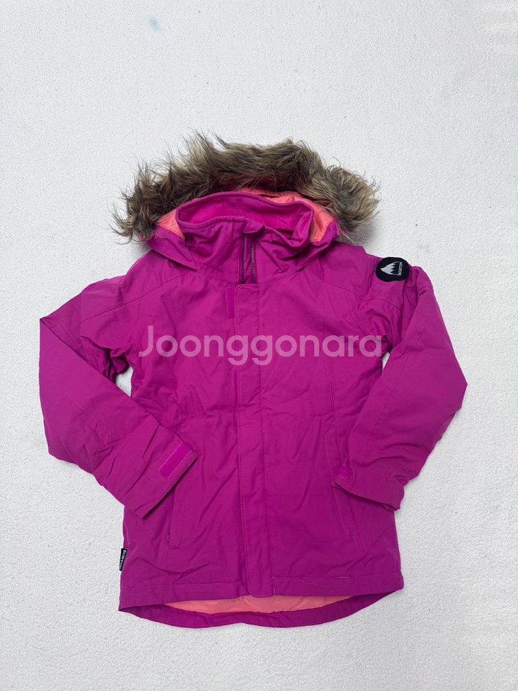 버튼 아동 여아 스키복 스노보드복 눈썰매옷 핑크 S--0