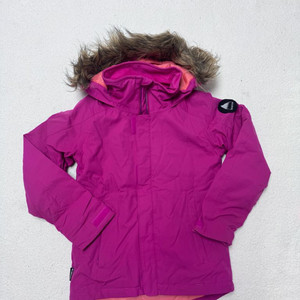 버튼 아동 여아 스키복 스노보드복 눈썰매옷 핑크 S