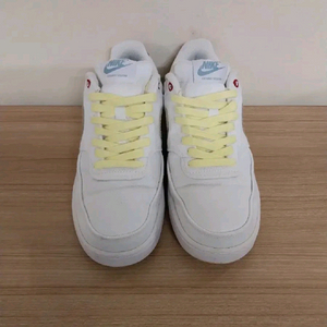 남성 나이키 코트 비전 로우 캔버스 화이트 세서미 운동화 (240)