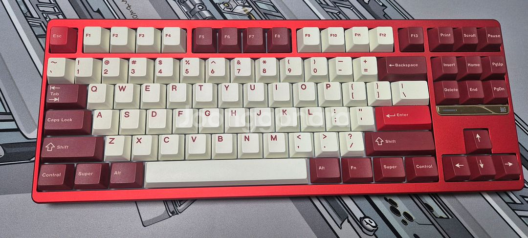 evo80 에보80 스칼렛 풀알루키보드 정발제품--0