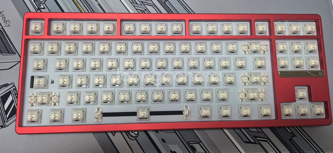 evo80 에보80 스칼렛 풀알루키보드 정발제품--1