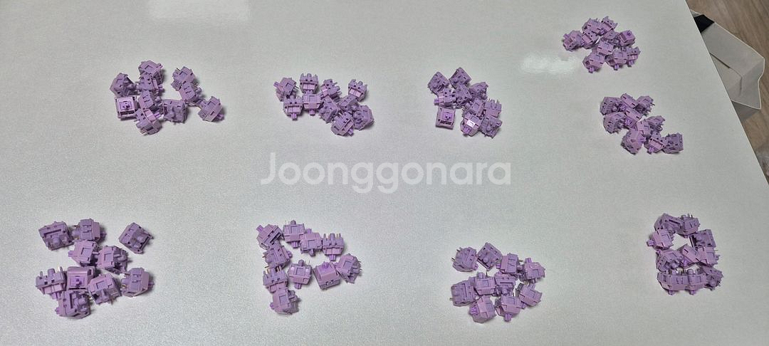 HMX바이올렛 키보드 스위치 90개--0