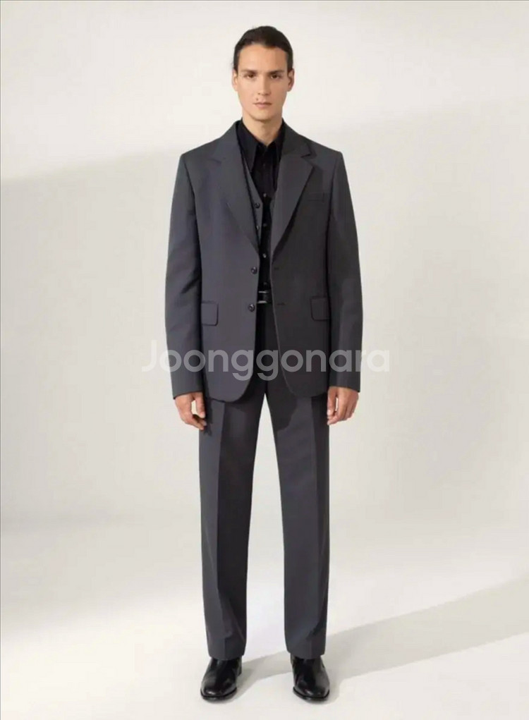르메르/다크그레이 싱글 브레스티드 셋업/S,46--0
