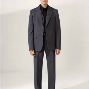 르메르/다크그레이 싱글 브레스티드 셋업/S,46