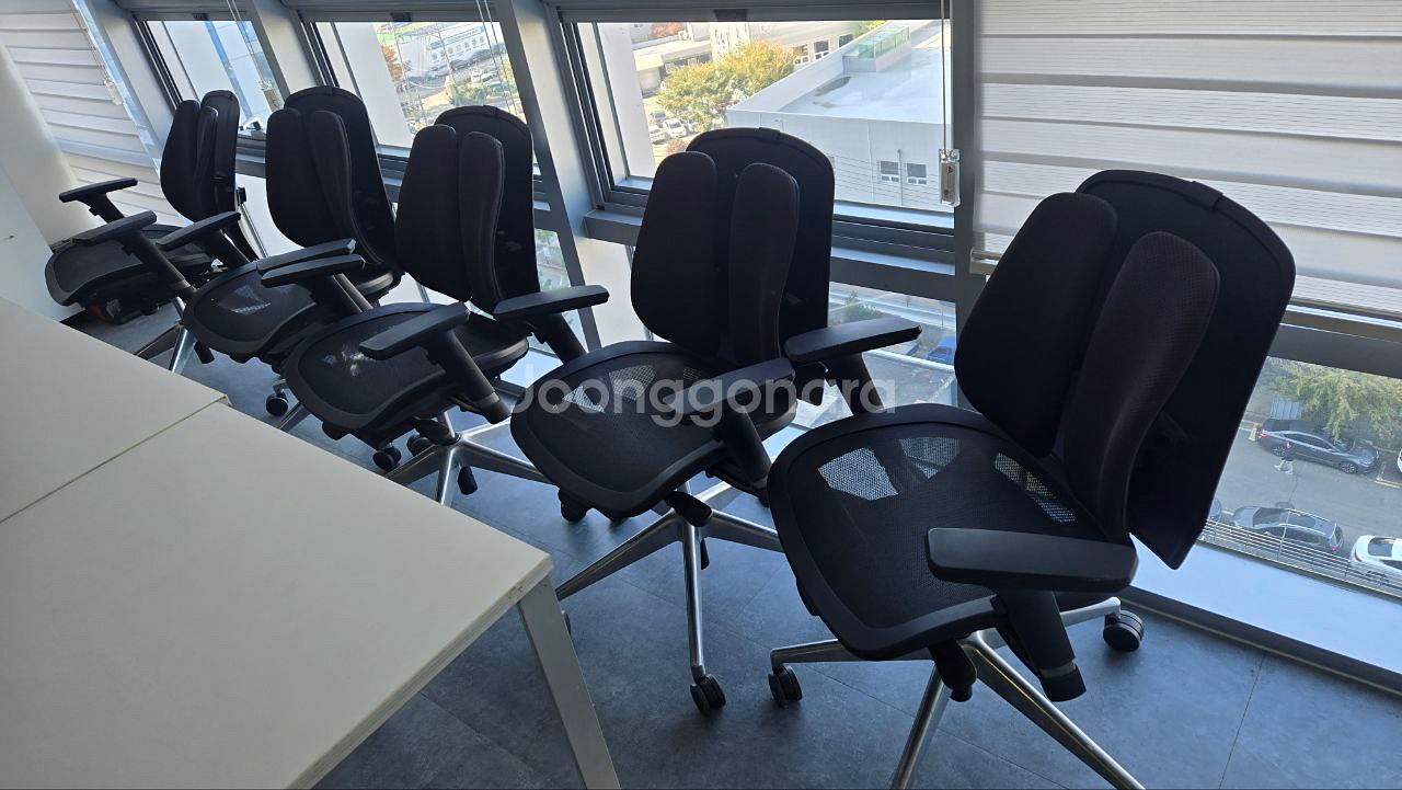 인체공학 오피스 체어 & 회의테이블 세트--1