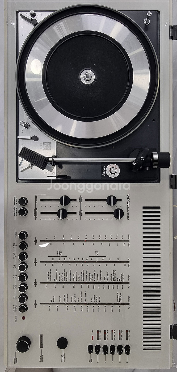 WEGA 3213 AM/FM 올인원 전축 + HECO 스피커--3