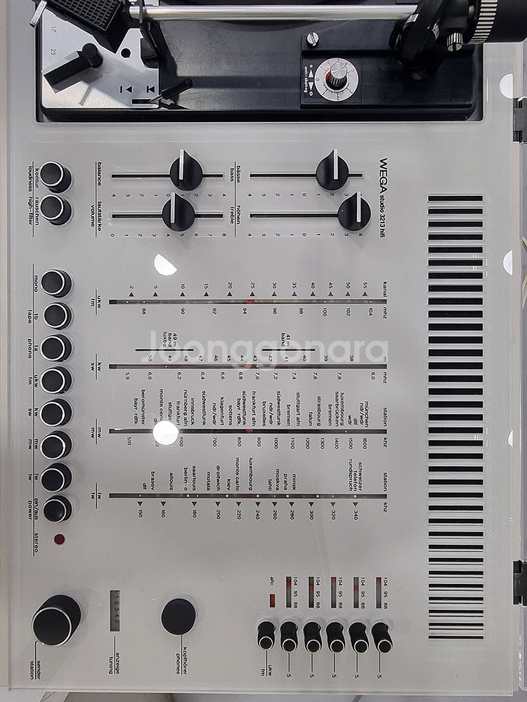 WEGA 3213 AM/FM 올인원 전축 + HECO 스피커--5