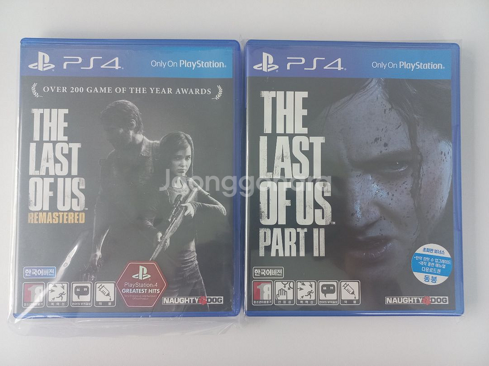 PS4 라스트 오브 어스 리마스터드 + 파트2 일괄 세트--0