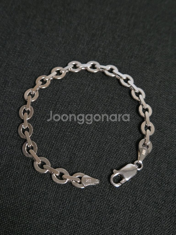 [새 상품] 실버 925 앙데뷰 이태리 체인 팔찌--1