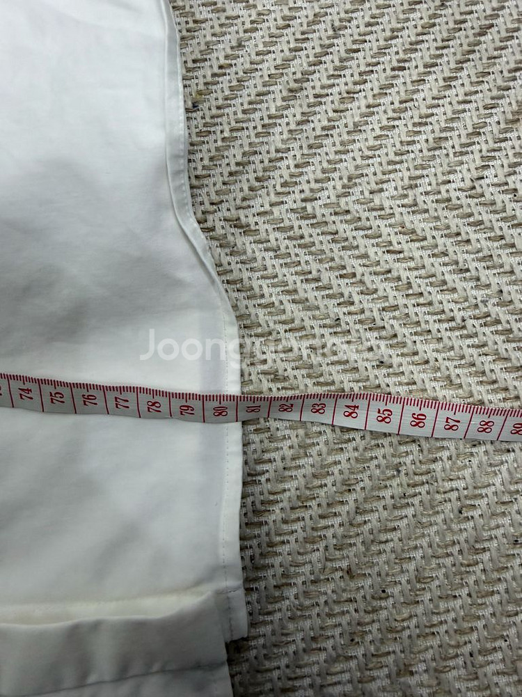 정품) COS 코스 여성 화이트 셔츠 블라우스 32--9