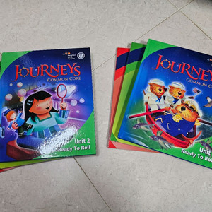 폴리 GT1 져니스 journeys 영어 교재 Unit 2&3 세트 새상품