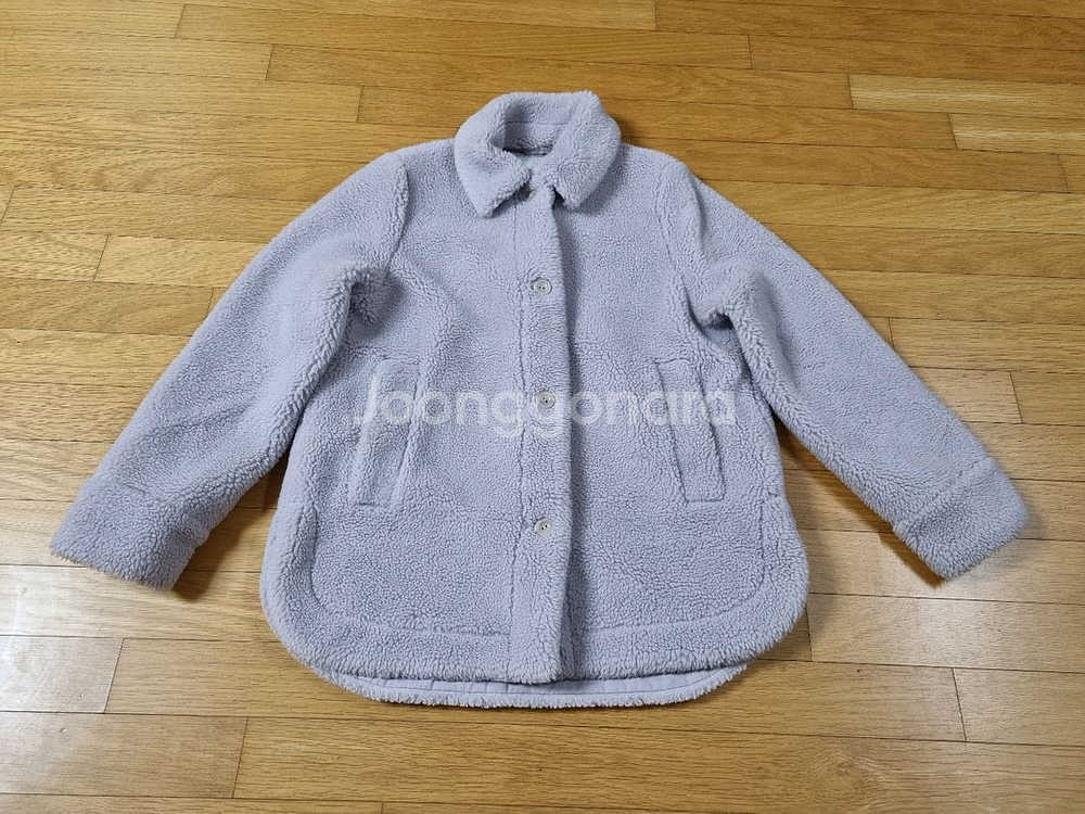 COS 테디 뽀글이 자켓 라벤더--0