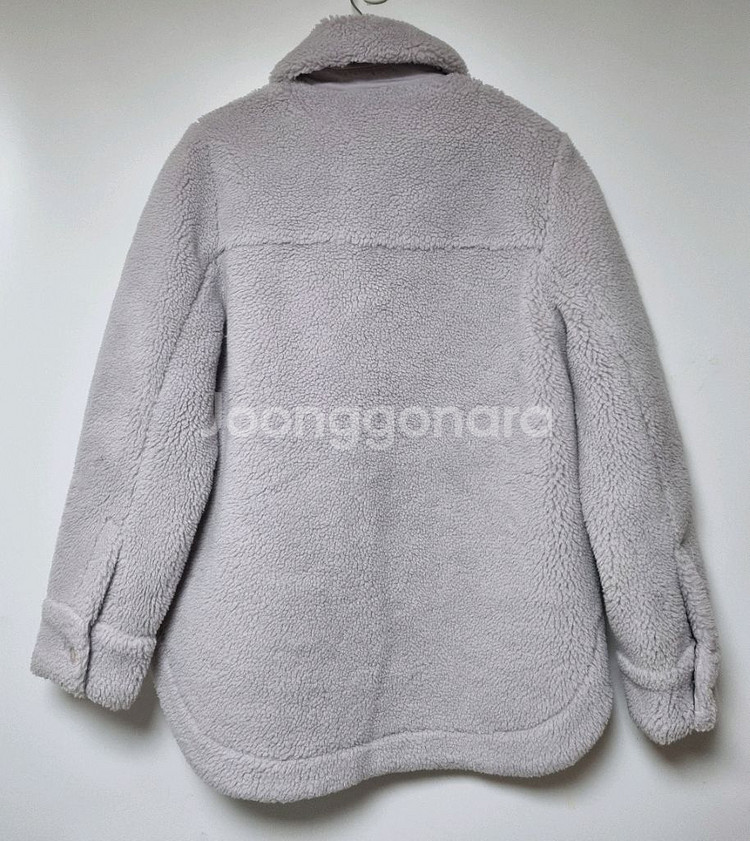 COS 테디 뽀글이 자켓 라벤더--2