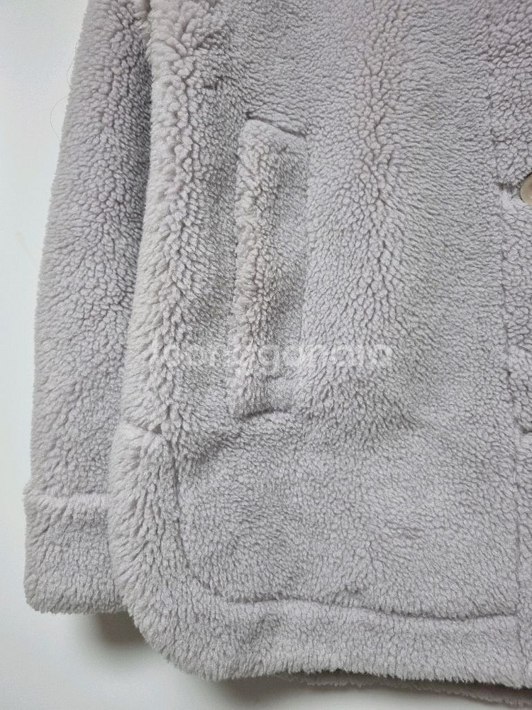 COS 테디 뽀글이 자켓 라벤더--5