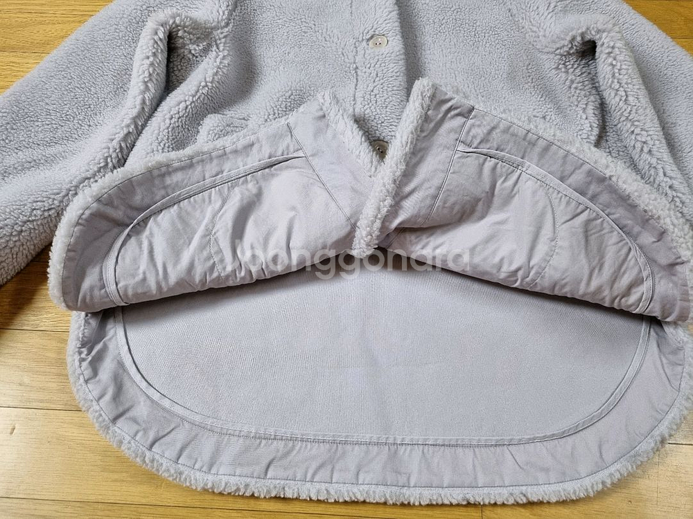 COS 테디 뽀글이 자켓 라벤더--7