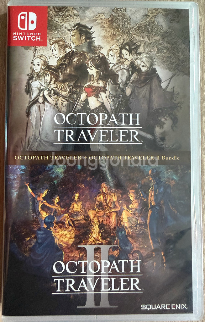 (미개봉) 닌텐도 스위치 옥토패스 트래블러 1+2 합본 영문판 한글 지원 팝니다--0