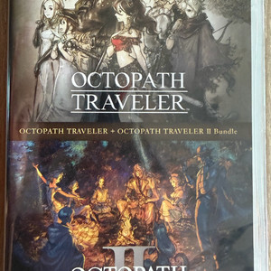(미개봉) 닌텐도 스위치 옥토패스 트래블러 1+2 합본 영문판 한글 지원 팝니다