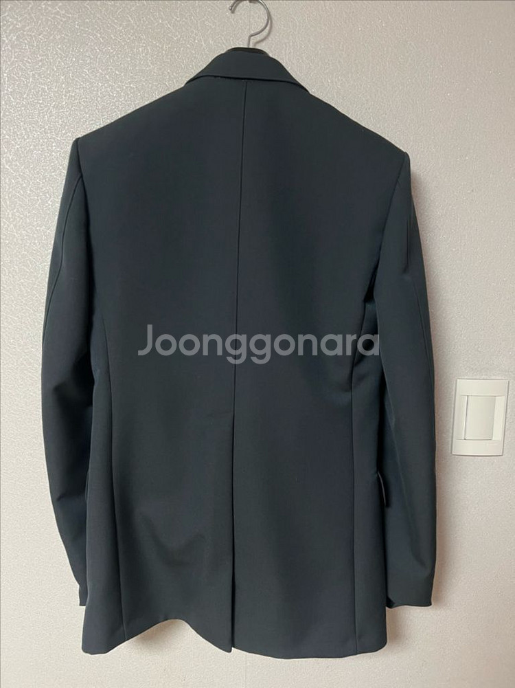 르메르/다크그레이 싱글 브레스티드 셋업/S,46--3